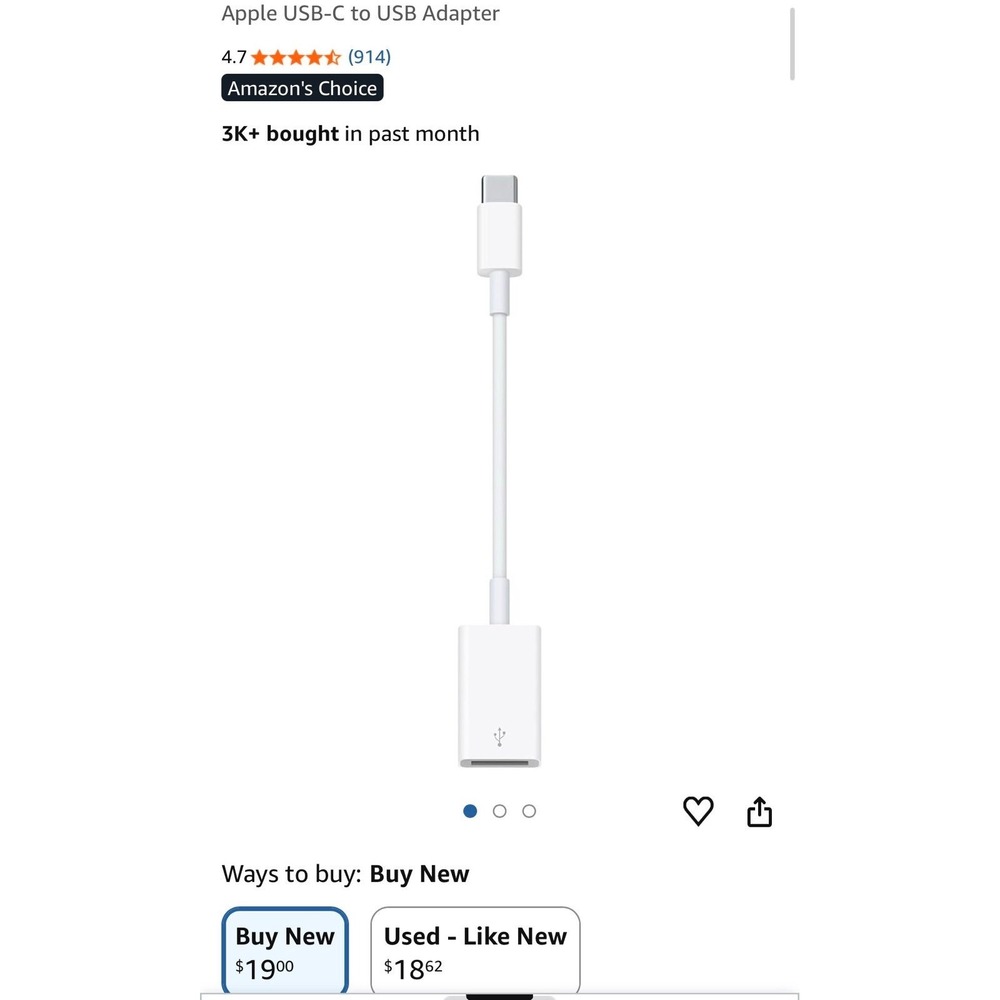 Apple USB-C‎ to USB adapters